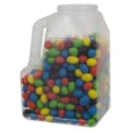 64 oz. Multi-Use Clarified Polypropylene Container with Handle & 70/400 Neck (Cap Sold Separately)