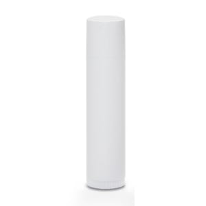 0.15 oz. White Round Lip Balm Tube with Cap