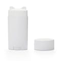 2.65 oz. Traditional White Bottom Fill Deodorant Container with Cap