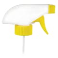 28/400 Yellow & White Economy Food-Grade Trigger Sprayer with 9-1/4" Dip Tube & 0.6mL Output