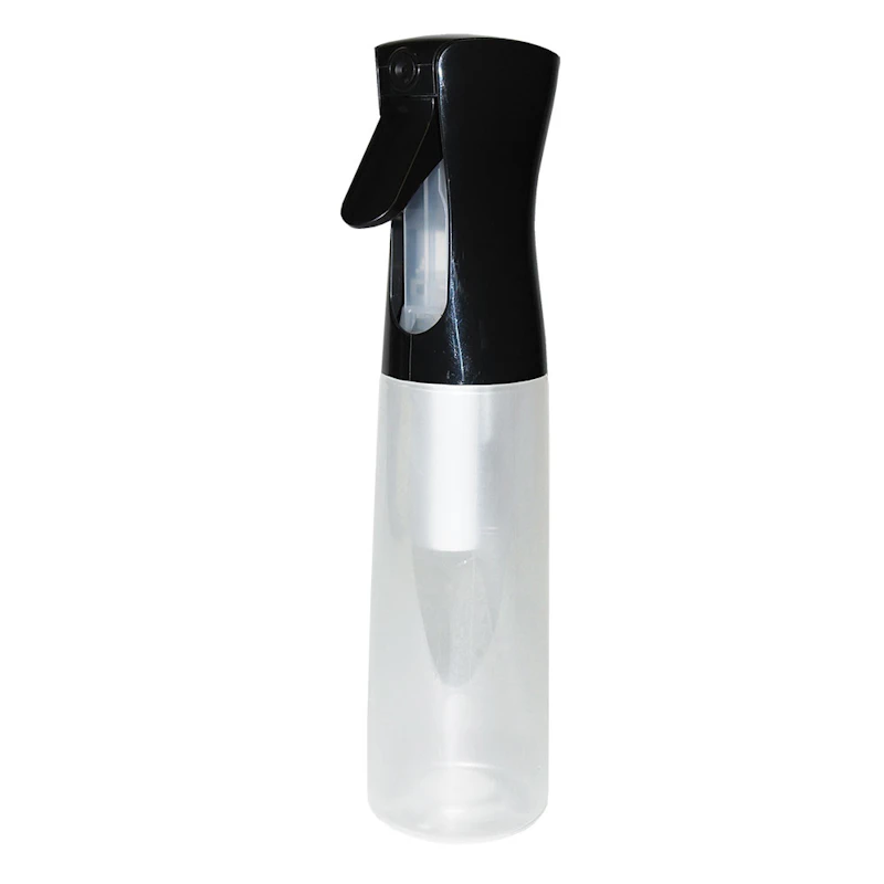 10 oz. Translucent PET/Polypropylene Flairosol Reusable Spray Bottle with Black Sprayer