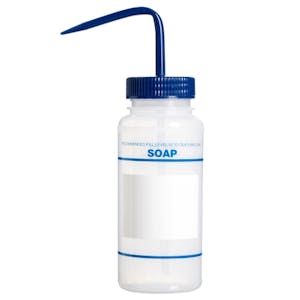 16 oz. Scienceware® Deionized Water Wash Bottle with Blue Dispensing Nozzle