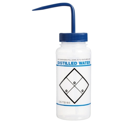 16 oz. Scienceware® Distilled Water Wash Bottle with Blue Dispensing Nozzle
