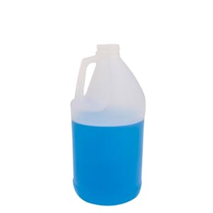 1/2 Gallon Natural HDPE Round Jug with 38/400 Neck (Cap Sold Separately)
