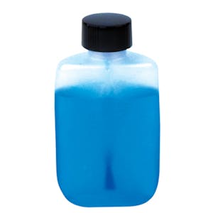 1-1/4 oz. Natural LDPE Oval Bottle with Phenolic Brush Cap
