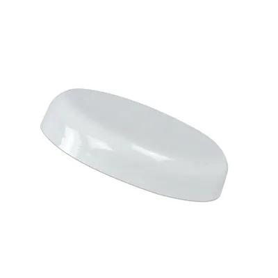 70/400 White Polypropylene Dome Cap with F217 Liner