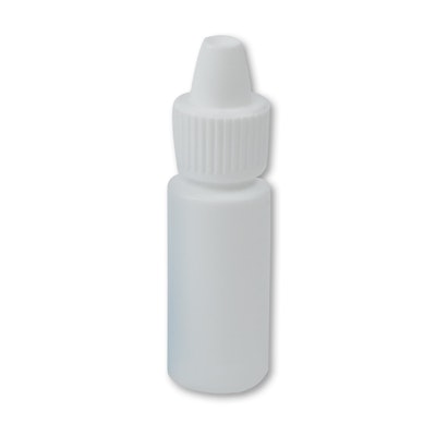 6mL White Cylinder Bottle with 13mm Dropper Cap