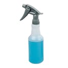 16 oz. HDPE Chemical Resistant Spray Bottle with Gray Polypropylene Sprayer
