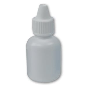 10mL White Boston Round Bottle with 13mm Dropper Cap