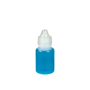 10mL Natural Boston Round Bottle with 13mm Dropper Cap