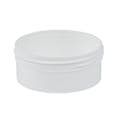 4 oz. White Polypropylene Low Profile Round Jar with 89mm Neck (Cap Sold Separately)