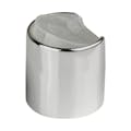 24/410 Silver & Natural Polypropylene Disc-Top Dispensing Cap with 0.310" Orifice