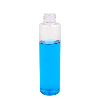 4 oz. Clear Slim PET Cylindrical Bottle with 24/410 Neck (Cap Sold Separately)