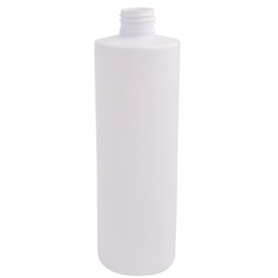 12 oz. White PET Cylindrical Bottle with 24/410 Neck (Cap Sold Separately)