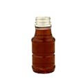 9 oz. Ribbed Round PET Sauce Bottle with 38/400 Neck (Cap Sold Separately)