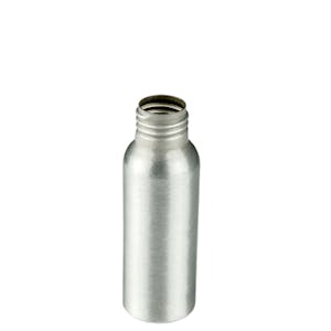 2 oz. Brushed Aluminum Bottle with 24/410 Neck (Cap, Sprayer & Pump Sold Separately)