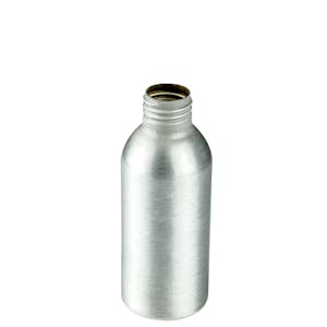4 oz. Brushed Aluminum Bottle with 24/410 Neck (Cap, Sprayer & Pump Sold Separately)