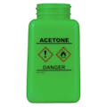 6 oz. durAstatic® Green HDPE Bottle with Acetone HCS Label   (Pump Sold Separately)