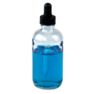 4 oz. Clear Glass Bottle with 22/400 Dropper Cap