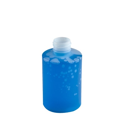 4 oz. Natural HDPE Cylinder Straight Bottom Bottle with 24/410 Neck (Cap Sold Separately)