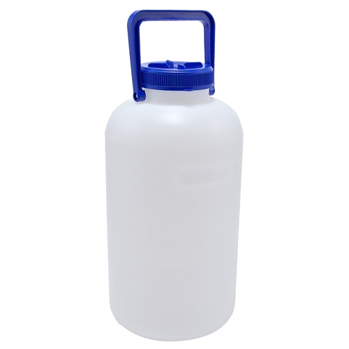 10 Liter Natural HDPE Kartell® Heavy-Walled Carboy with Neck Insert