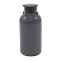 250mL Kartell® Gray LDPE Graduated Narrow Mouth Bottle with Cap