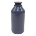1000mL Kartell® LDPE Graduated Narrow Mouth Gray Bottle with Cap