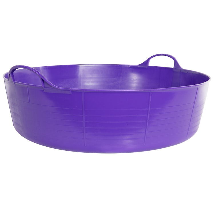 Tubtrugs Flexible Large Shallow Tub, 35 L, Purple