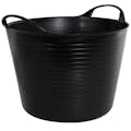 3.6 Gallon Black Recycled Flexible Small Tub