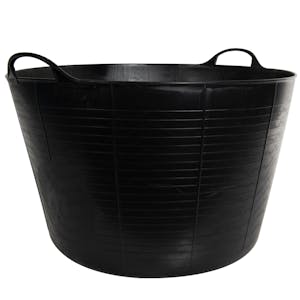 19.8 Gallon Black Recycled Flexible Extra Large Tub