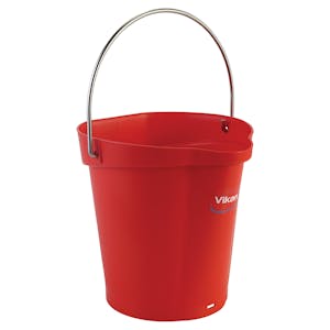 1.58 Gallon Vikan® Red Polypropylene Bucket