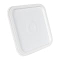 30 Series White Square Snap-On Lid