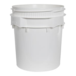 7.7 Gallon Lite Latch® White Bucket