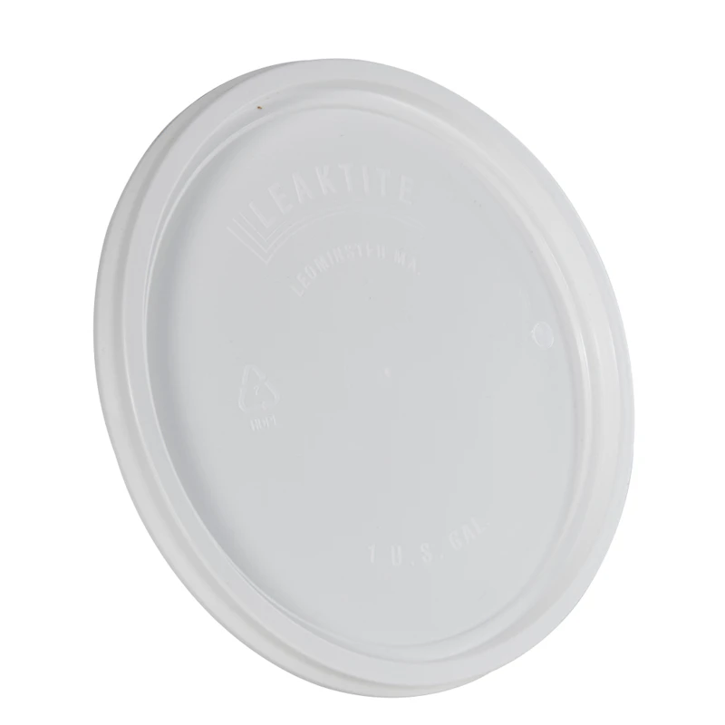 Leaktite® White Polypropylene Lid for 1 Gallon Bucket