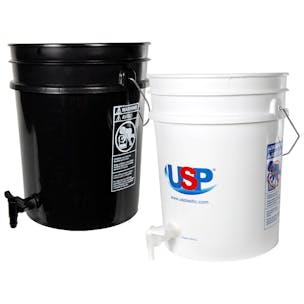 Tamco® Modified Premium 5 Gallon Round Buckets with Spigots
