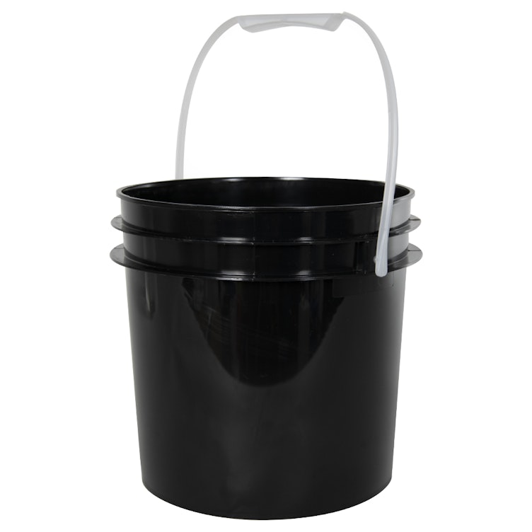 Black 1 Gallon Bucket (Lid Sold Separately)