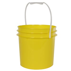 Yellow 1 Gallon Bucket (Lid Sold Separately)