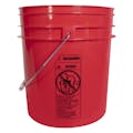 Red 4 Gallon Bucket (Lid Sold Separately)