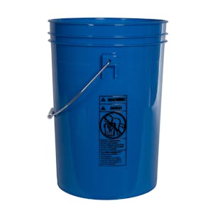 Economy Blue 6 Gallon Bucket (Lid Sold Separately)