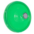 Green Tear Tab Lid with Spout for 6 Gallon Economy Buckets