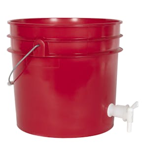 Premium Black 6 Gallon Tamco® Modified Bucket with Spigot