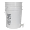 Premium White 6 Gallon Tamco® Modified Bucket with Spigot