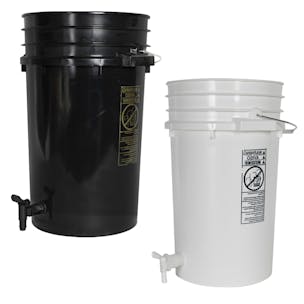 Tamco® Modified Premium 7 Gallon Round Buckets with Spigots