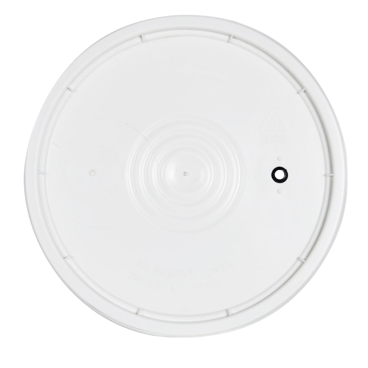 White 6 Gallon Tamco® Fermentation Bucket with Spigot & Lid