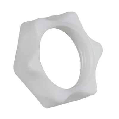 3/4" White Nut For Narrow Neck Spigot