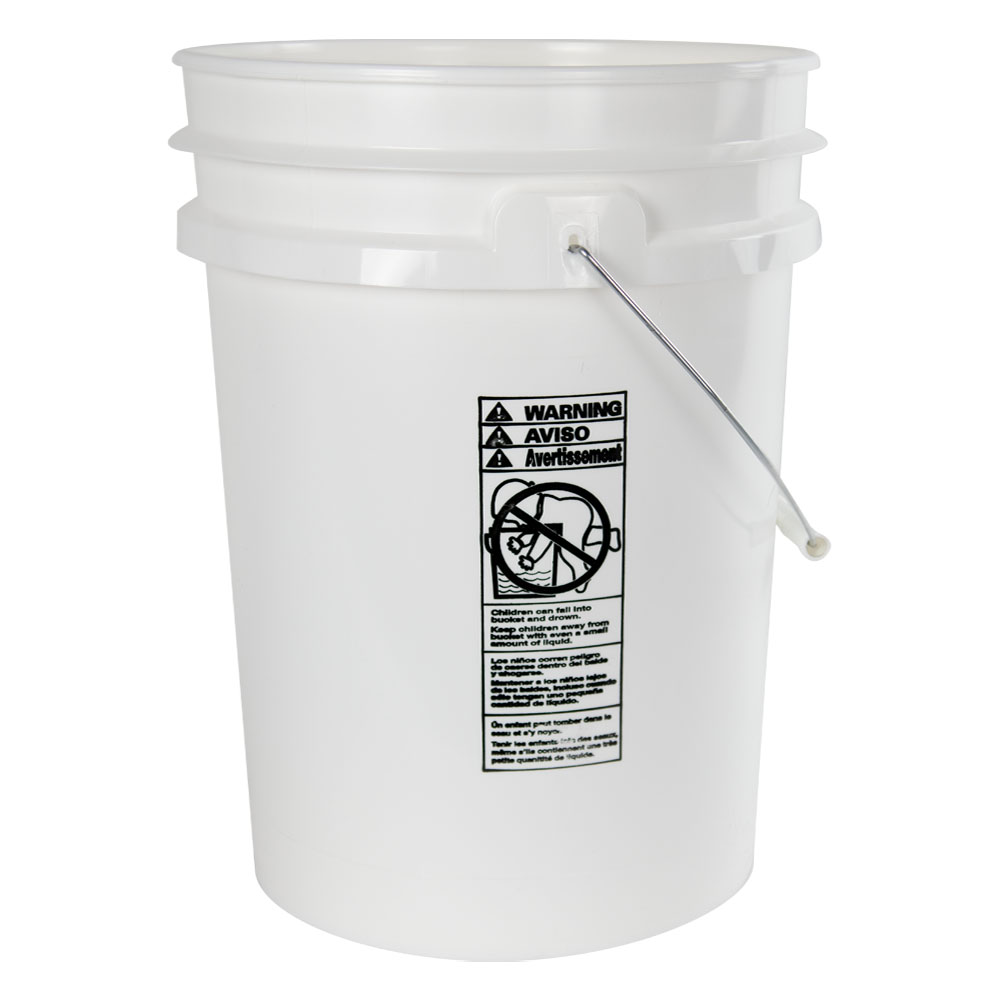 UN Rated 5 Gallon Bucket with Lid | U.S. Plastic Corp.