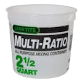 Leaktite® 2-1/2 Quart HDPE Multi-Ratio Container (Lid Sold Separately)