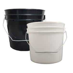 Plastic Gallon Bucket Translucent 1ct