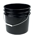 3-1/2 Gallon Black Bucket