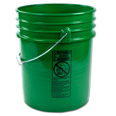 Premium Gray 5 Gallon Bucket | U.S. Plastic Corp.